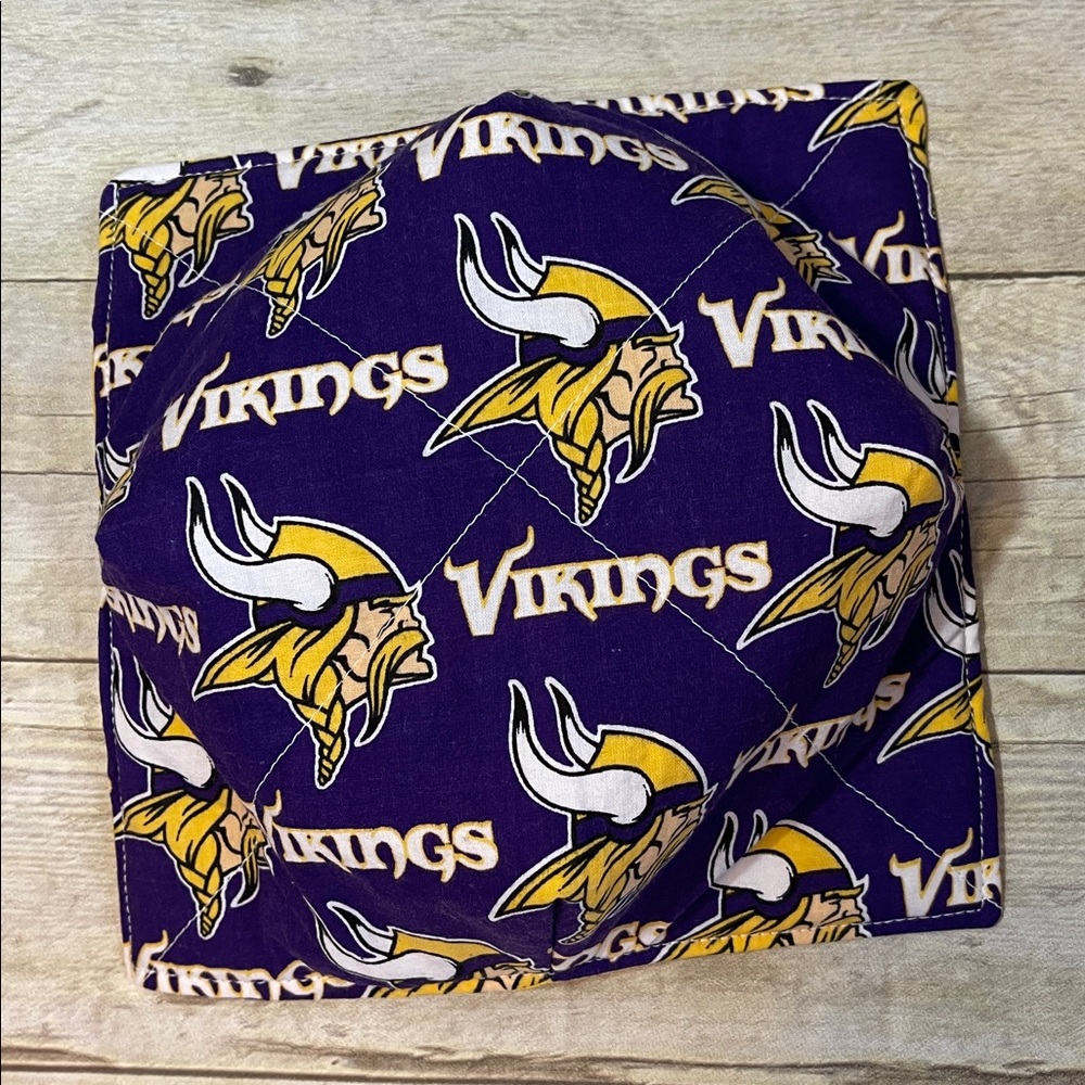 Microwave Bowl Cozy Reversible NFL Vikings